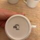Set of Portuguese porcelain cups and saucers
