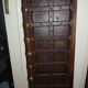 Antique Indian door, carved and decorated