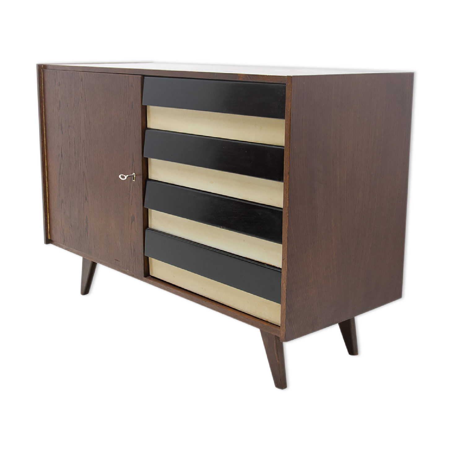 Mid century chest of drawers U-458 by Jiri Jiroutek, Czechoslovakia, 1960´s