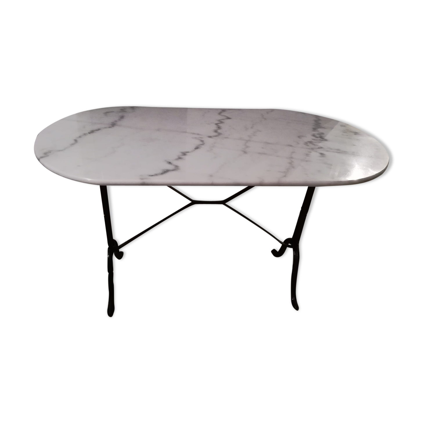 Table bistrot marbre