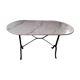 Table bistrot marbre