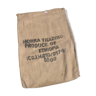 Vintage burlap coffee bag