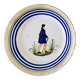 Plate signed HB Quimper from the 50s