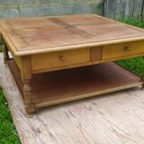 Cherry wood coffee table