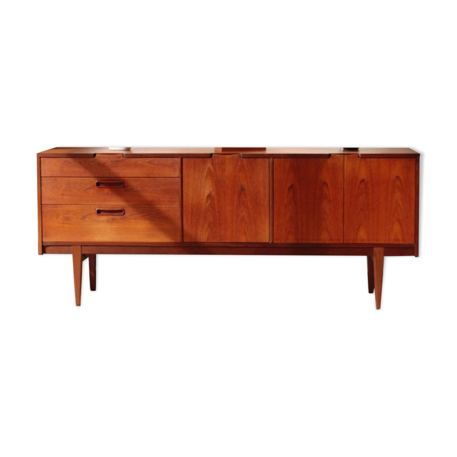 Enfilade Nathan in teak (1960s) – restored English design
