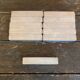 Set of 11 vintage aluminium knife rests from the 1970s