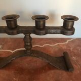 Brutalist candlestick 4 lights Charles Piguet