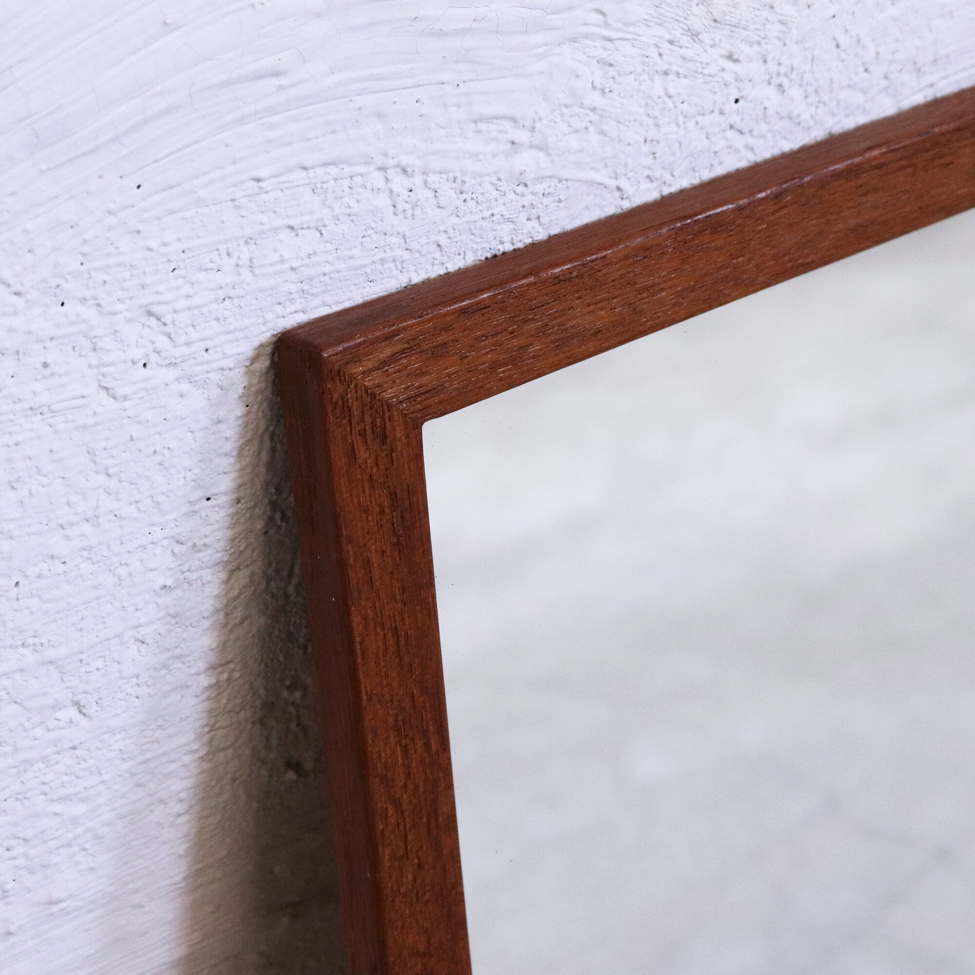 Teak mirror, Gamlastaden Glasm-steri, 1960 - 46x36cm