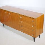 Teak vintage sideboard chest of drawers mid-century cabinet 60s