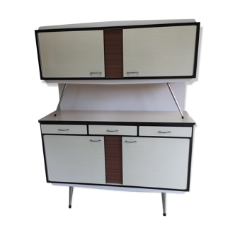 Formica vintage buffet feet compass