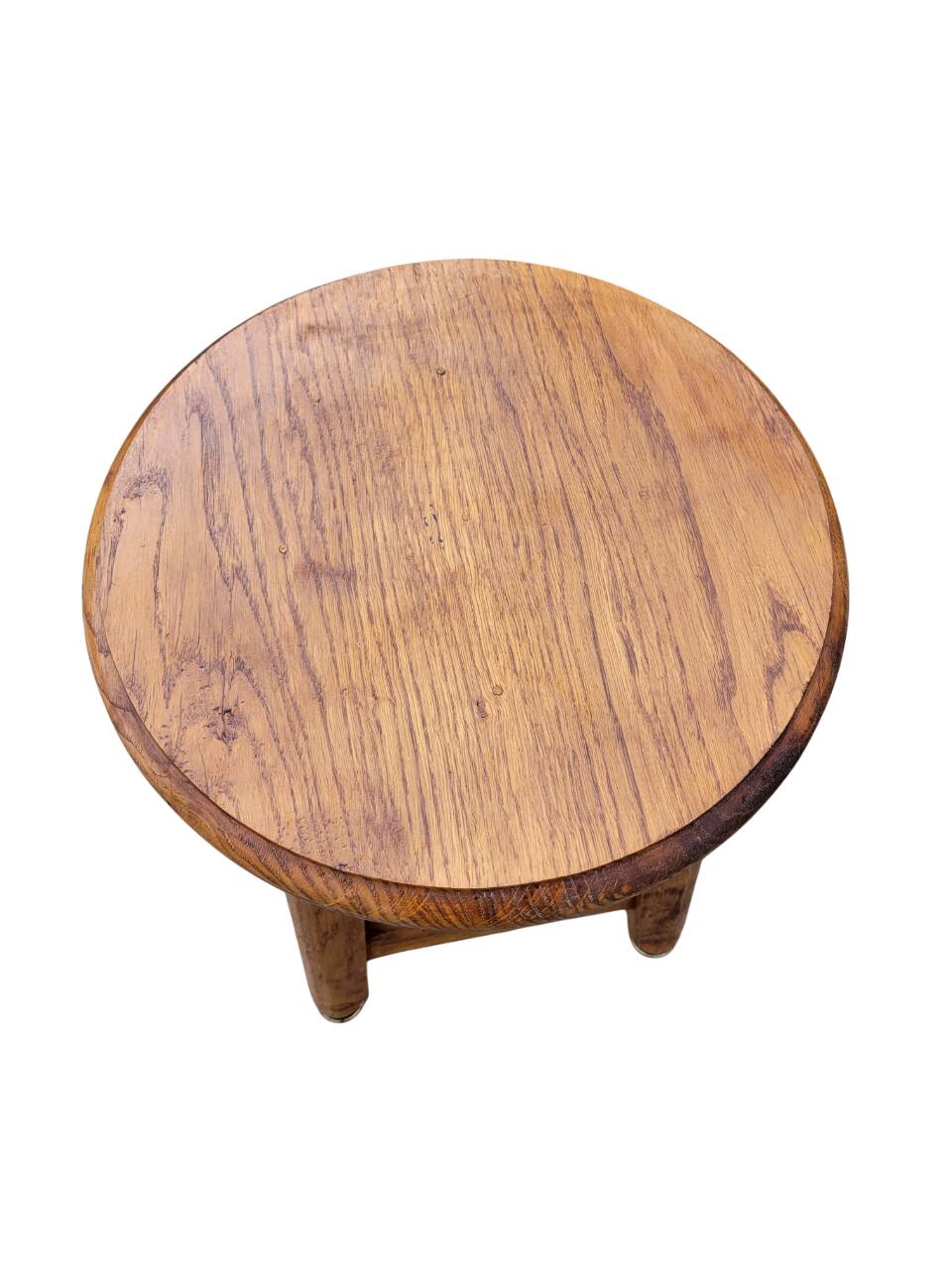 Solid wood farm stool