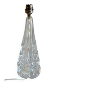 Pied de lampe à poser en cristal J.B. France - mid. XXeme