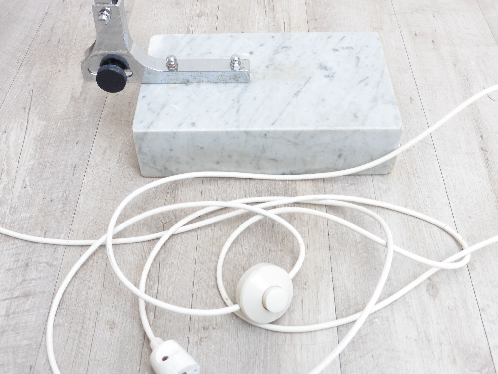 Arcos floor lamp 70s marble base