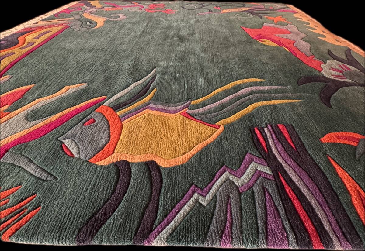 Tapis moderne népalais 200x200 cm