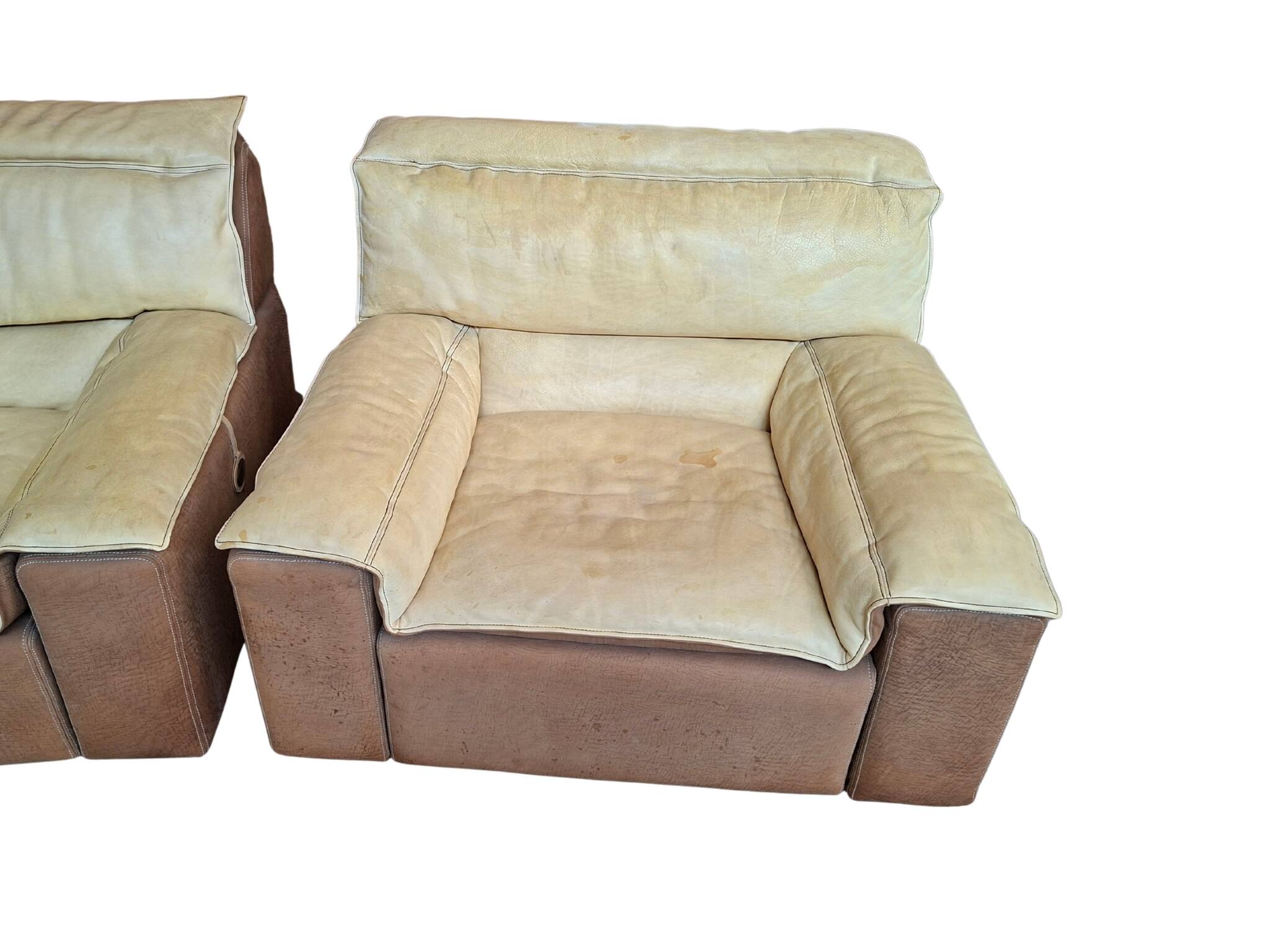 Iconique Canapé Composable "Bogo" + fauteuil – Carlo Bartoli pour Rossi di Al