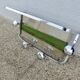 Coat rack, cloakroom, in chromed brass, 20s 30s