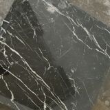 Vintage Black marbel side tabel