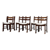 Ensemble de six chaises de salle à manger Razorback
