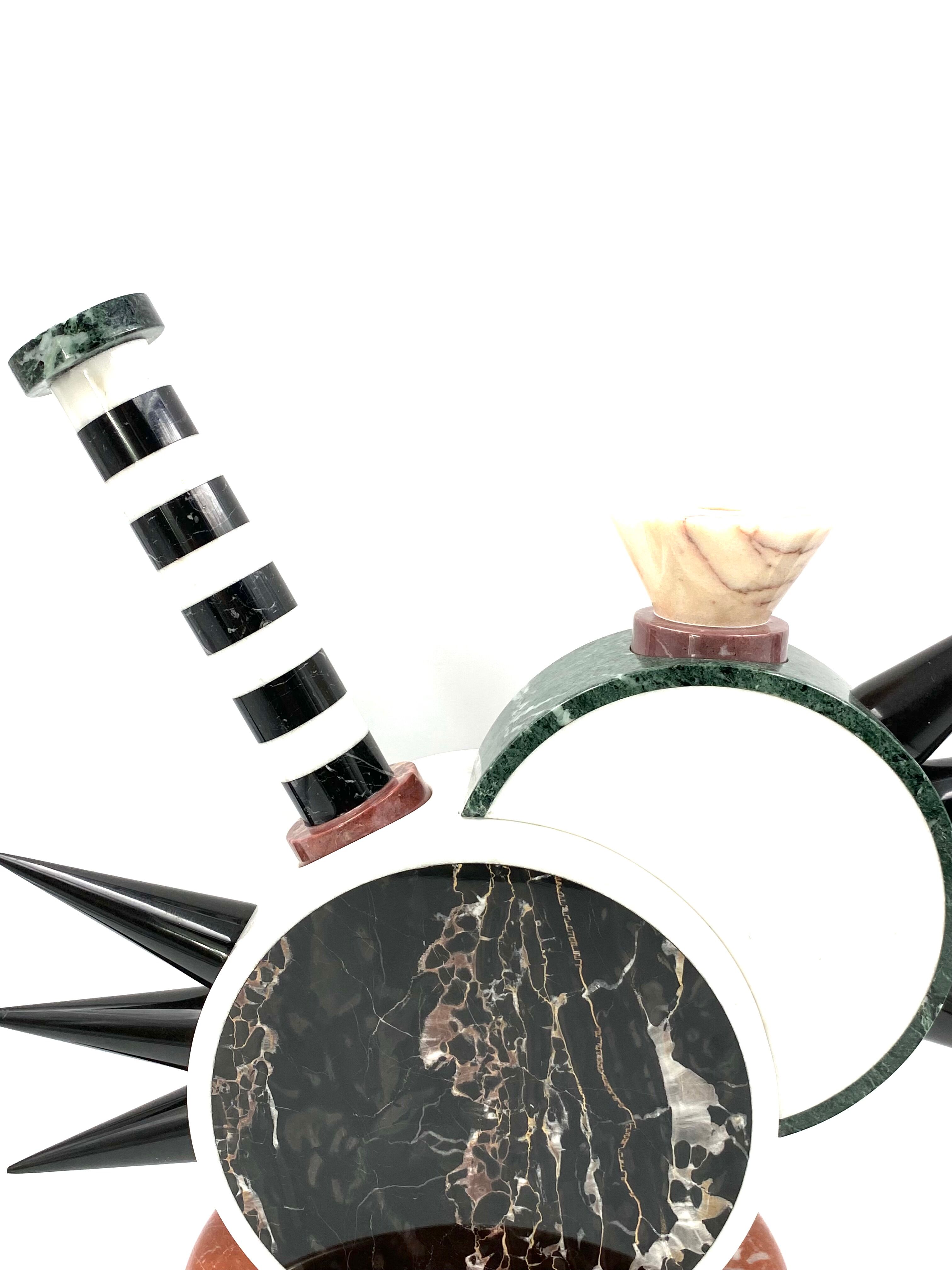 Vase sculptural 'Sholapur', Michele de Lucchi, Up &Up, Carrare Italie, 1985