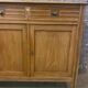 Buffet parisien vintage orme massif grand modèle