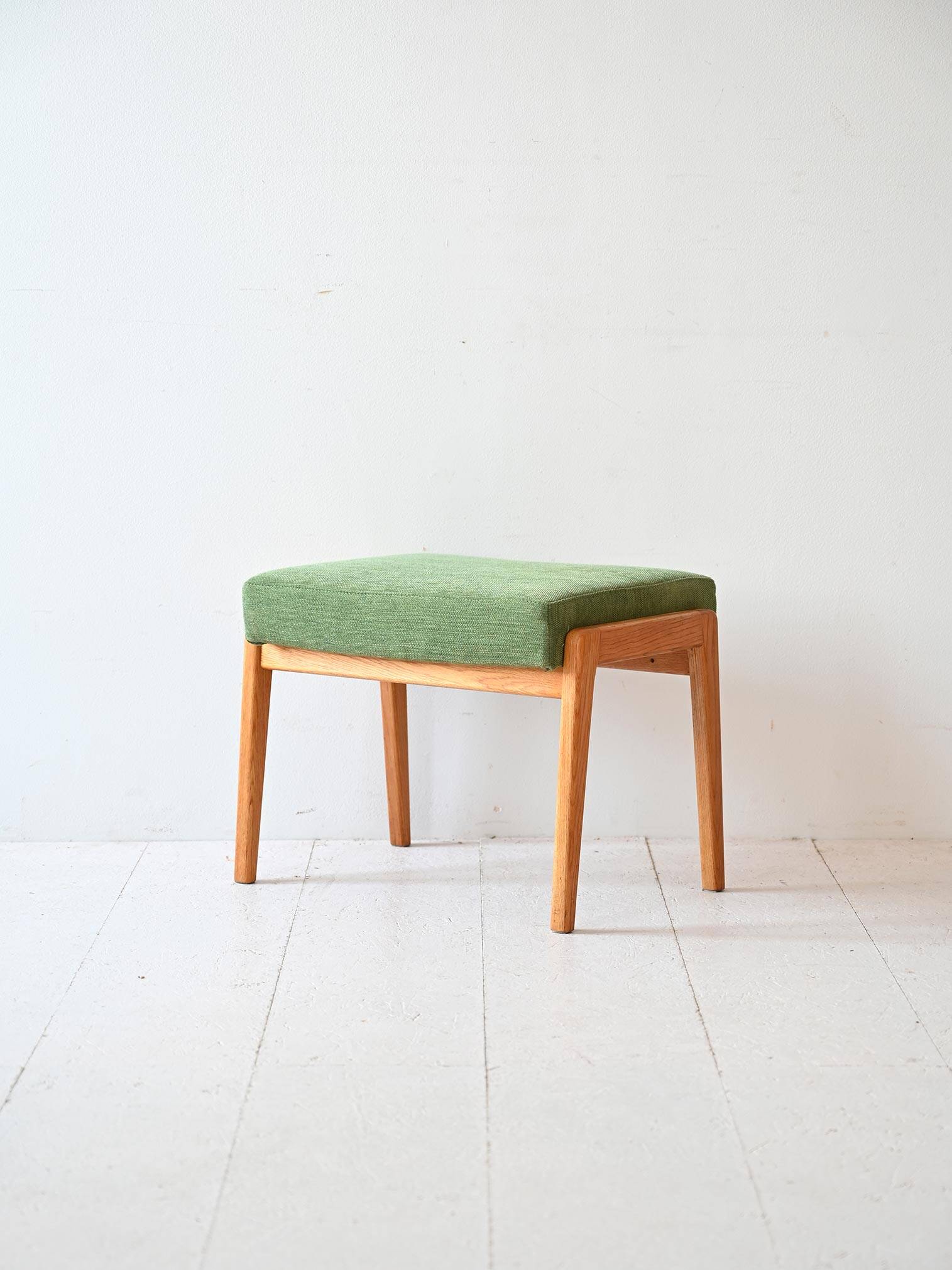 Repose-pieds vert vintage
