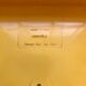 Former Gedy design Olaf von Bohr tripode yellow made in Italy vintage