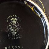 Decorative plate Longwy Louis Valenti