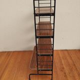 Shelf on legs in formica and metal