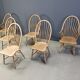 Vintage Windsor Style Dining Chairs, 1960s - Set of 6