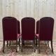 Suite de 6 chaises époque Napoléon III en acajou