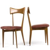 Set of 6 vintage dining chairs by Ico Parisi for Ariberto Colombo, Cantù
