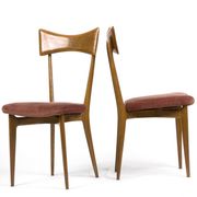 Set of 6 vintage dining chairs by Ico Parisi for Ariberto Colombo, Cantù