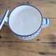 Vintage ceramic soup tureen from Tunisia – 1970s – Blue and t