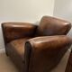 Fauteuil club en cuir
