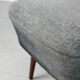 Chaises Art déco bleues, lot de 2