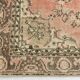 Powder Pink Hand Woven Anatolian Vintage Carpet Rug, 182x295 Cm