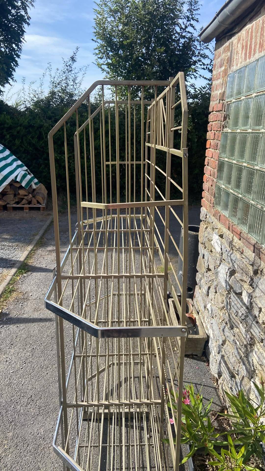 Authentique étagère de boulangerie meuble de métier