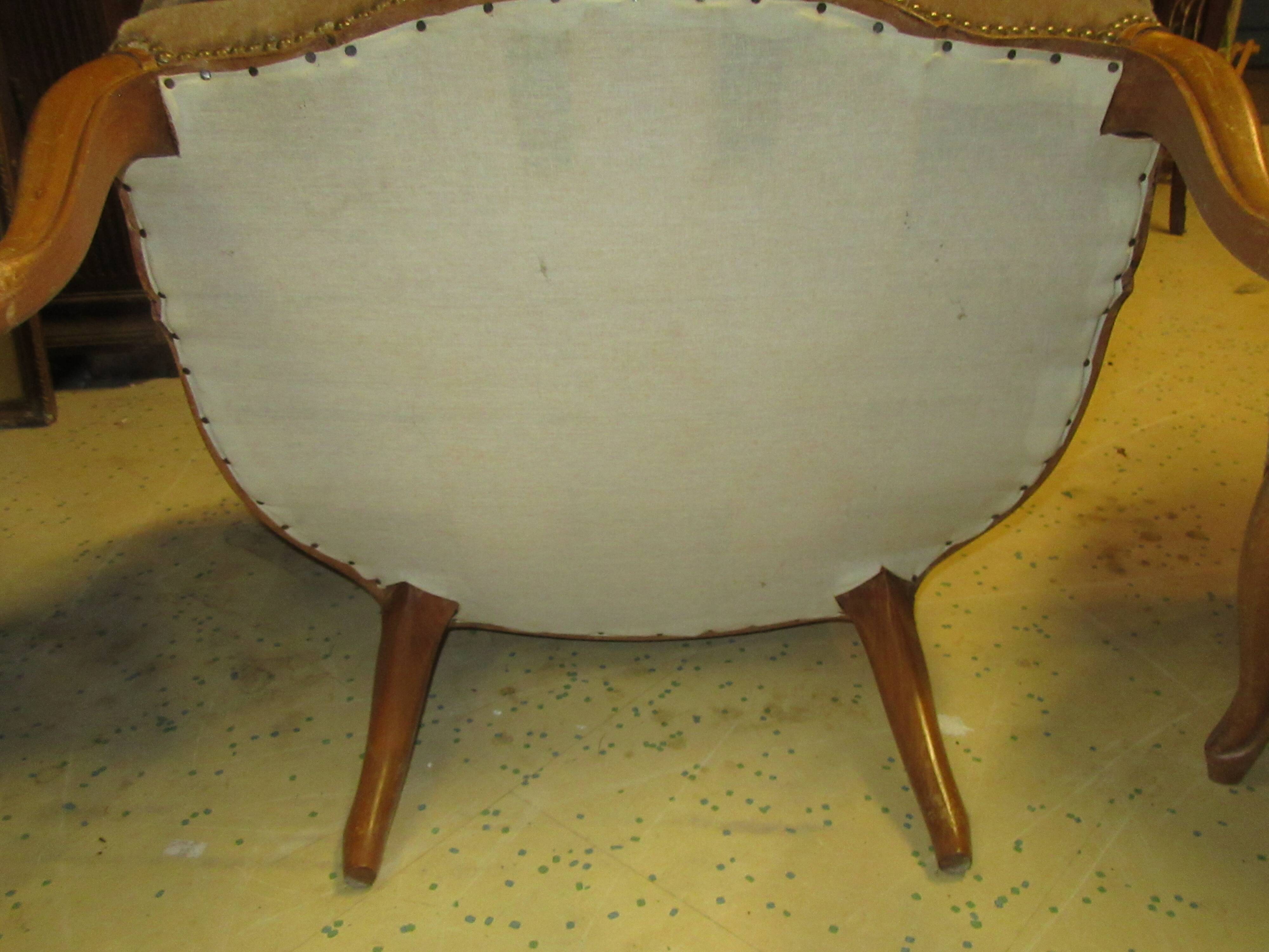 Louis XV style armchairs