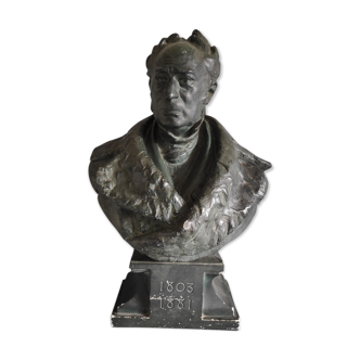 Buste en plâtre de Charles Frédéric Kuhlmann