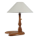 Beautiful one of a kind hand carved organic Art deco table lamp