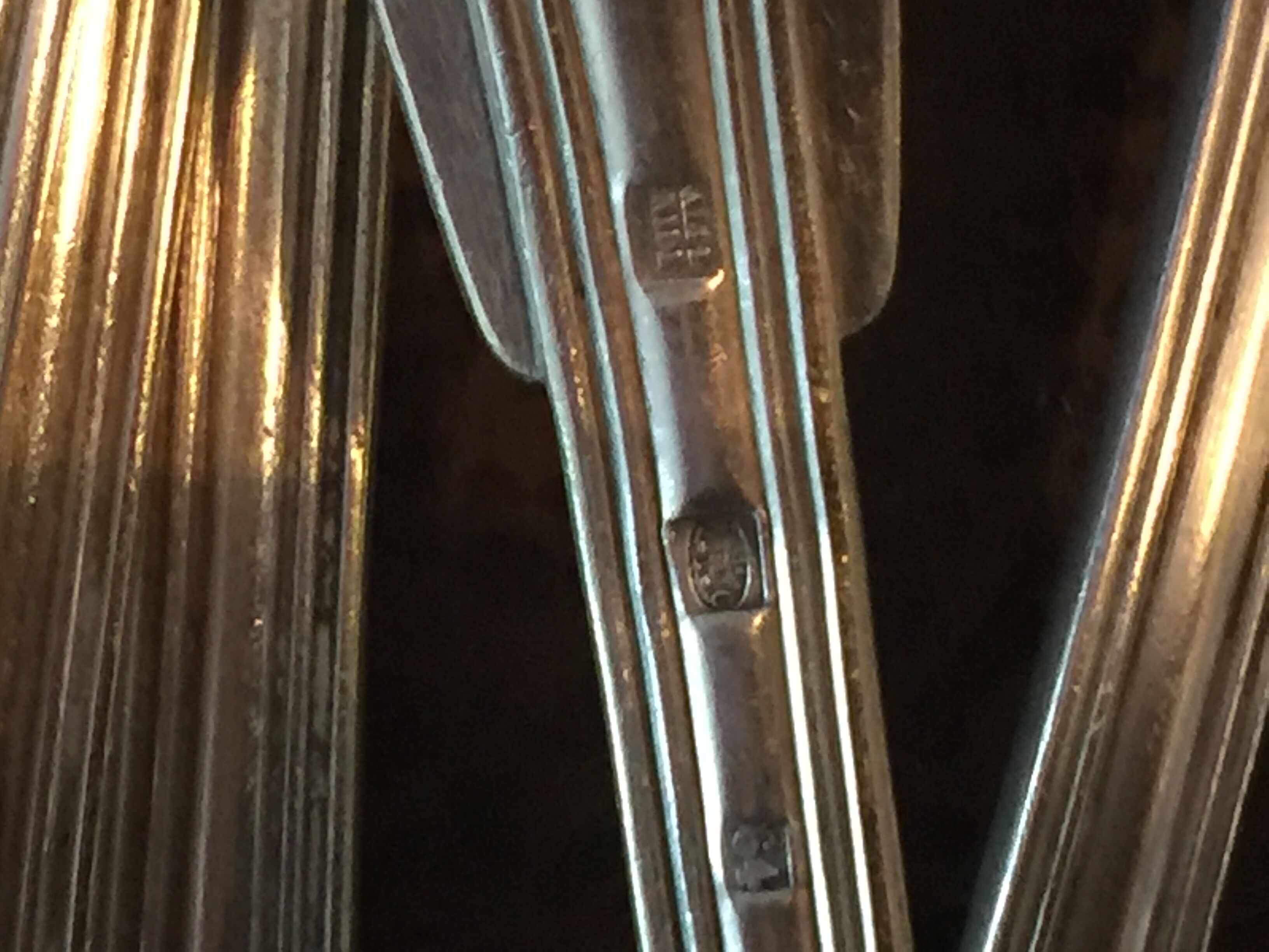 Chritofle cutlery in silver metal XX centuries