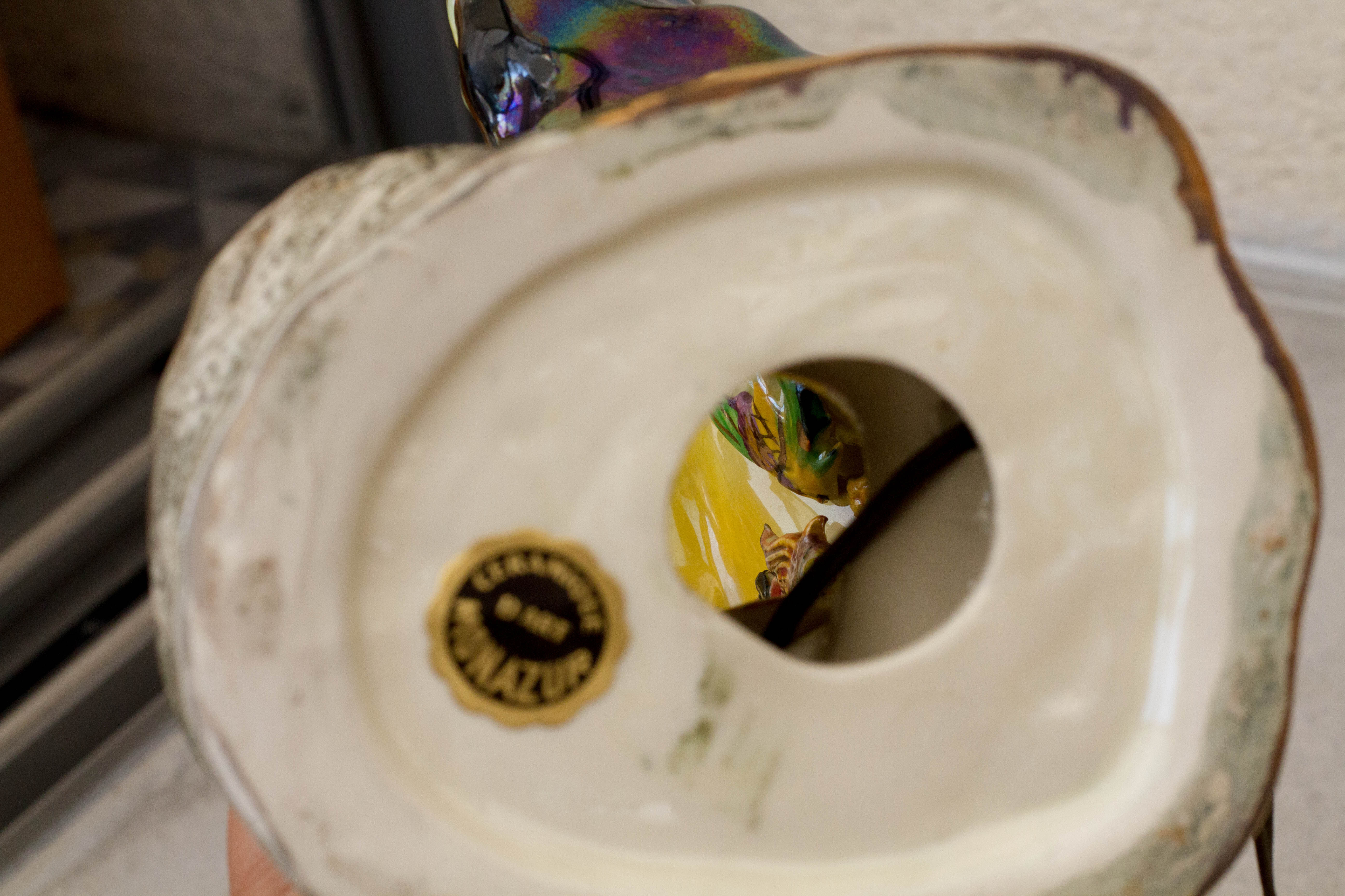 Monaco shell lamp from the 1950s