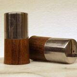 Salière et poivrier en palissandre de Rio