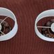 Pair of vintage 70s ceramic bedside lamps – Glazed enamels & e