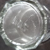 Old faceted jam jar 500 ml
