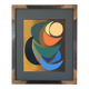 Acrylique d’Odile TRAMPONT dite BALTRAN (1942).Les six lunes