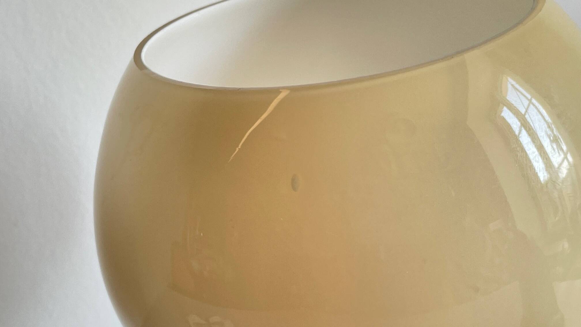 Art Deco Sea Lion blown glass lamp