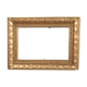 Old frame gilded stucco wood 29.5x21.5 cm, foliage 23.2x15.3 cm