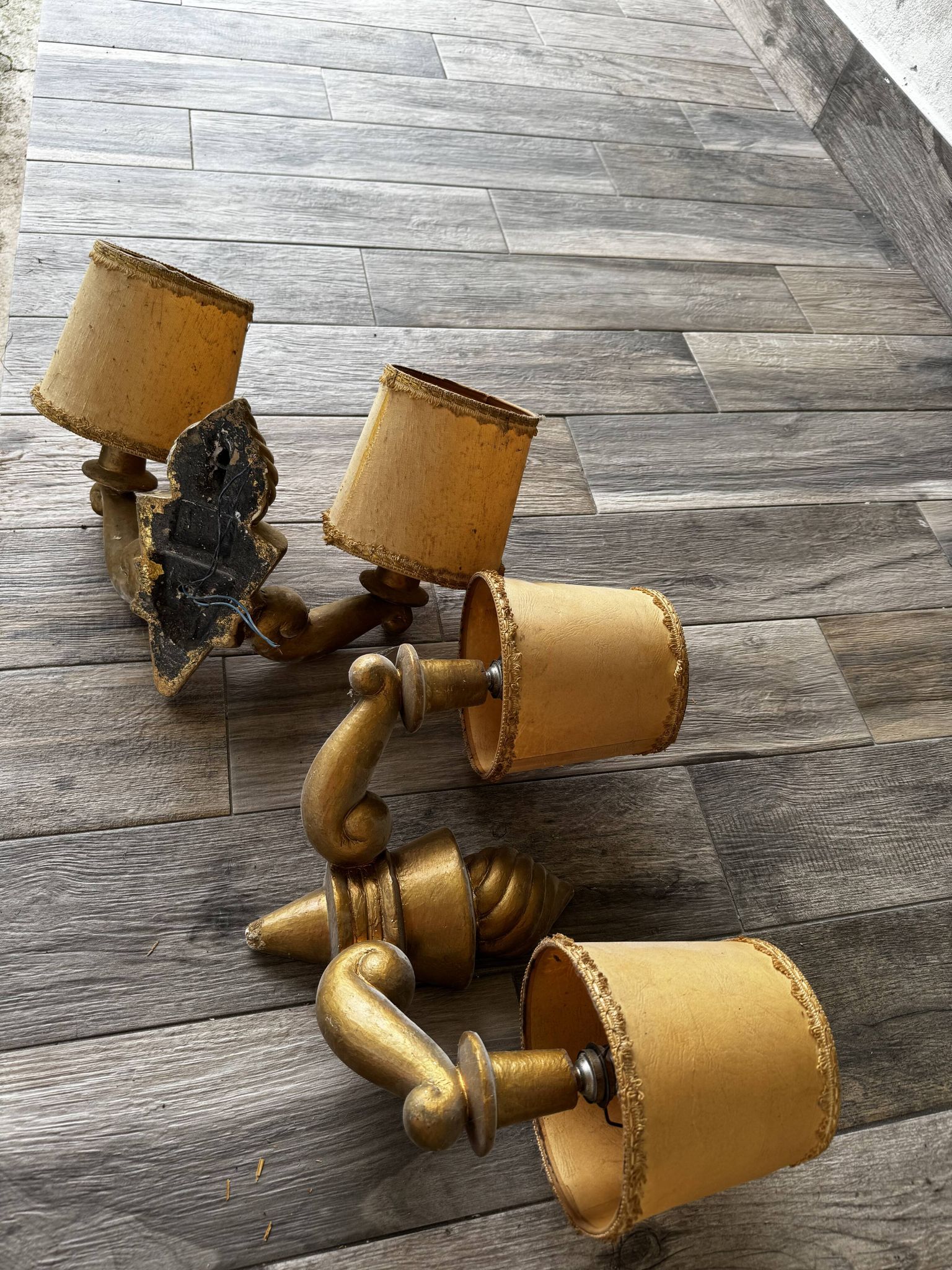 Original pair of Apllique Maison Arlus Paris France