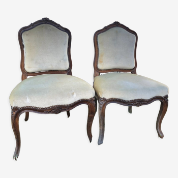 Pair of armchairs Louis XV